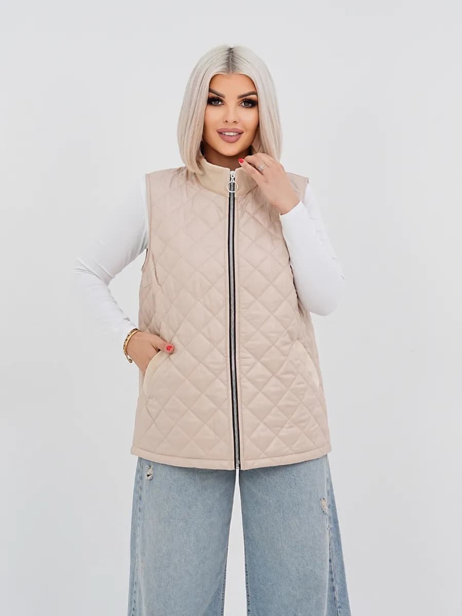 Жилетка легкая стеганая