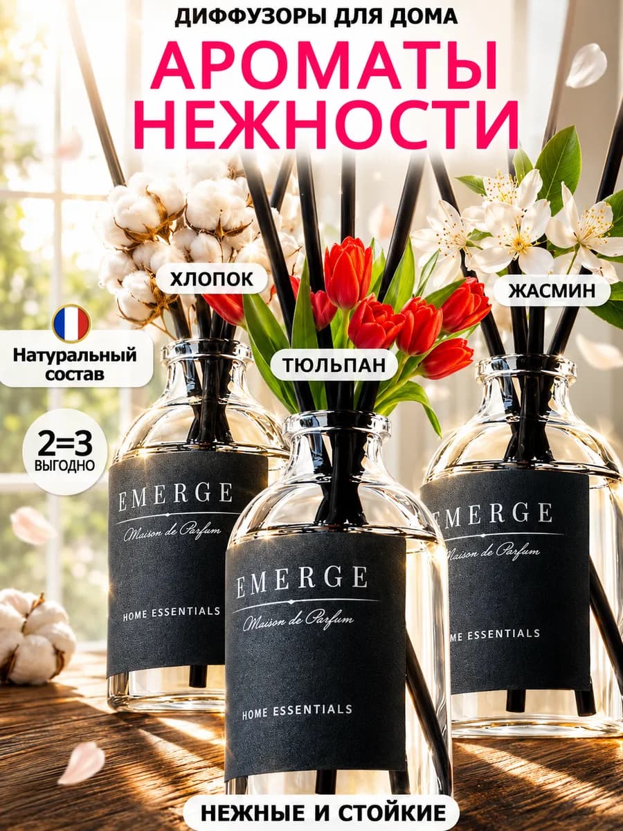 Диффузор для дома с палочками набор