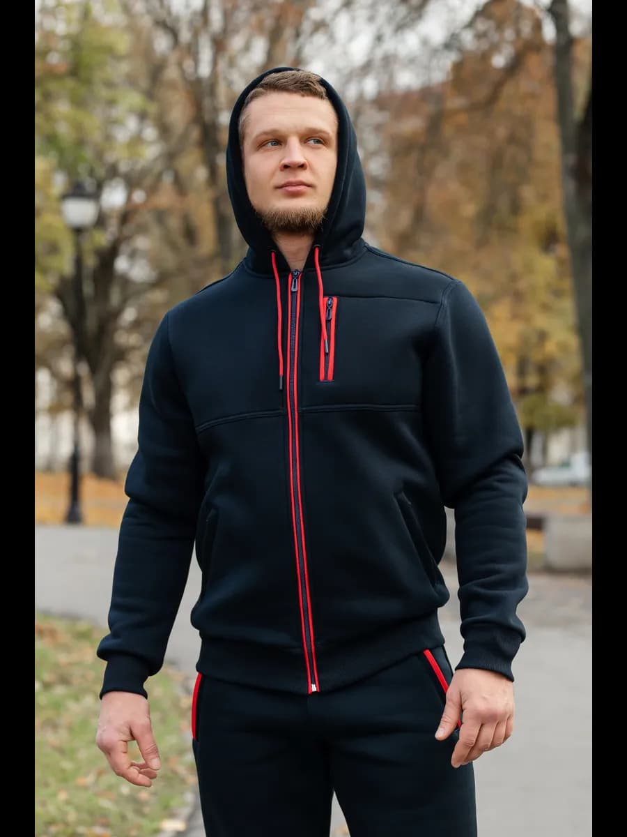 Спортивный костюм мужской утепленный с начесом