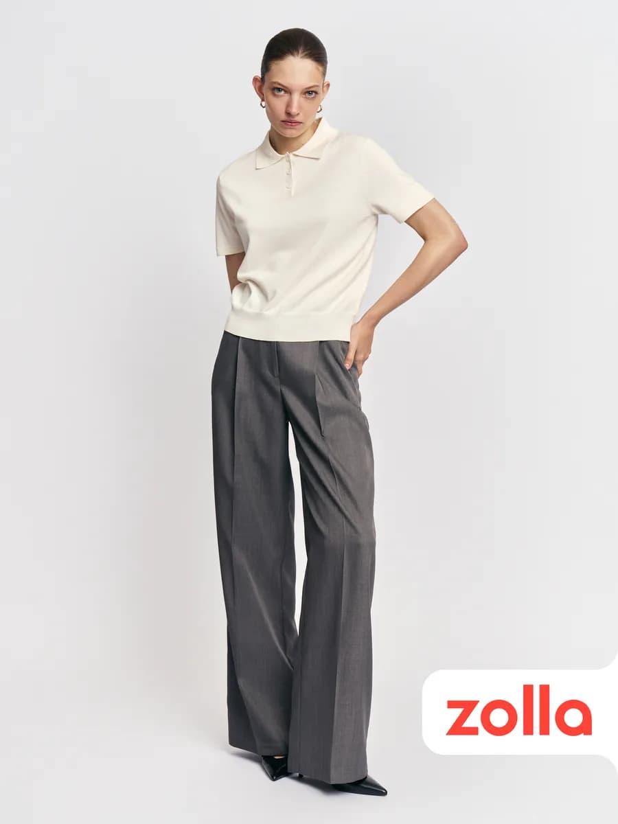 Женские прямые брюки со стрелками