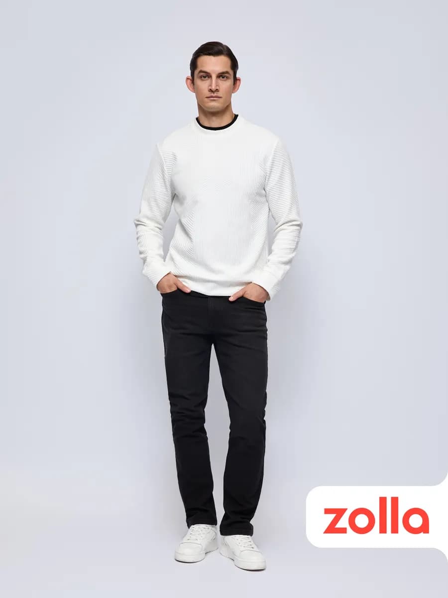 Мужские джинсы фасона Slim из хлопка