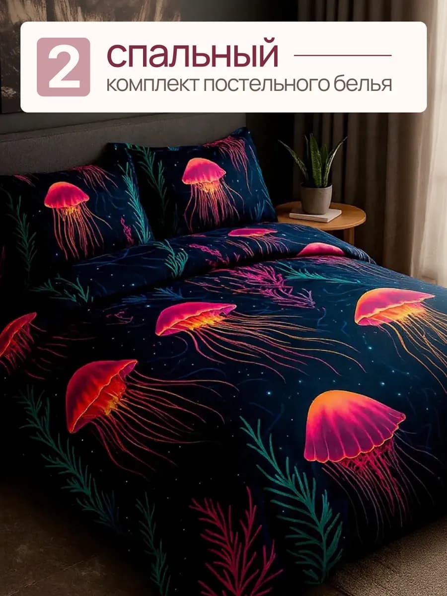 Постельное белье 2 спальное, наволочки 70х70