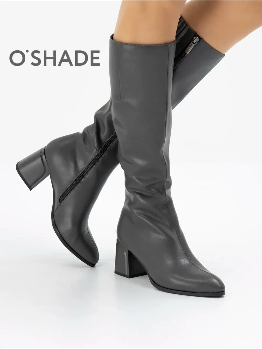 Сапоги женские демисезонные натуральная кожа