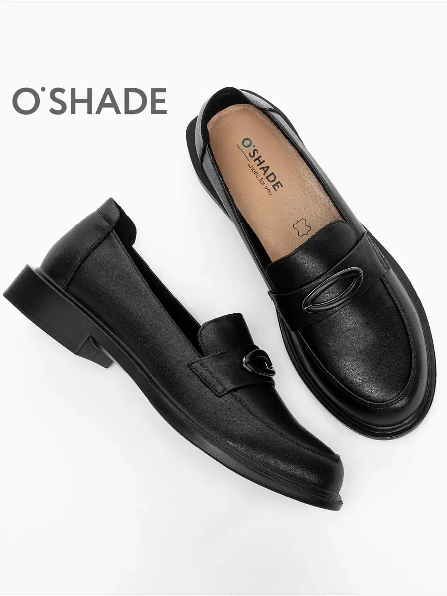 Лоферы женские натуральная кожа