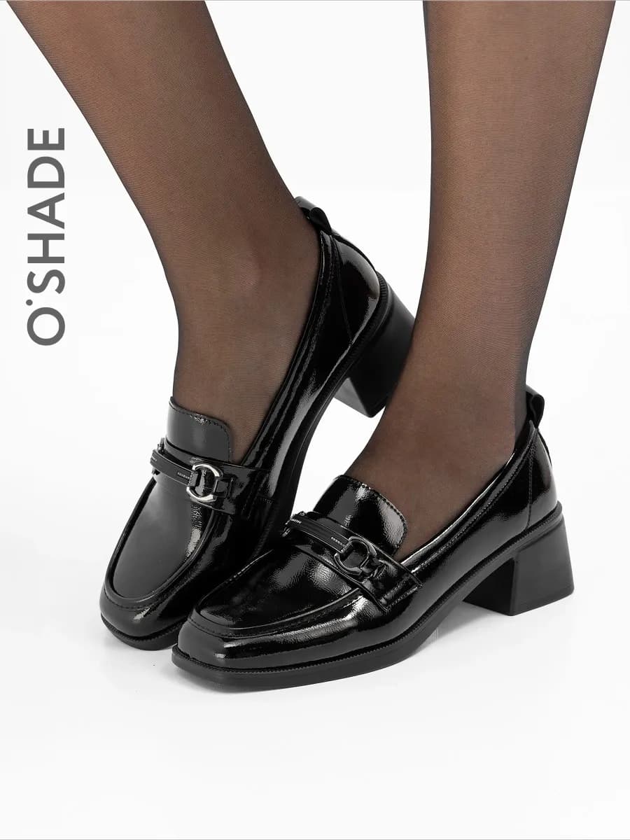 Туфли черные женские - фото 1