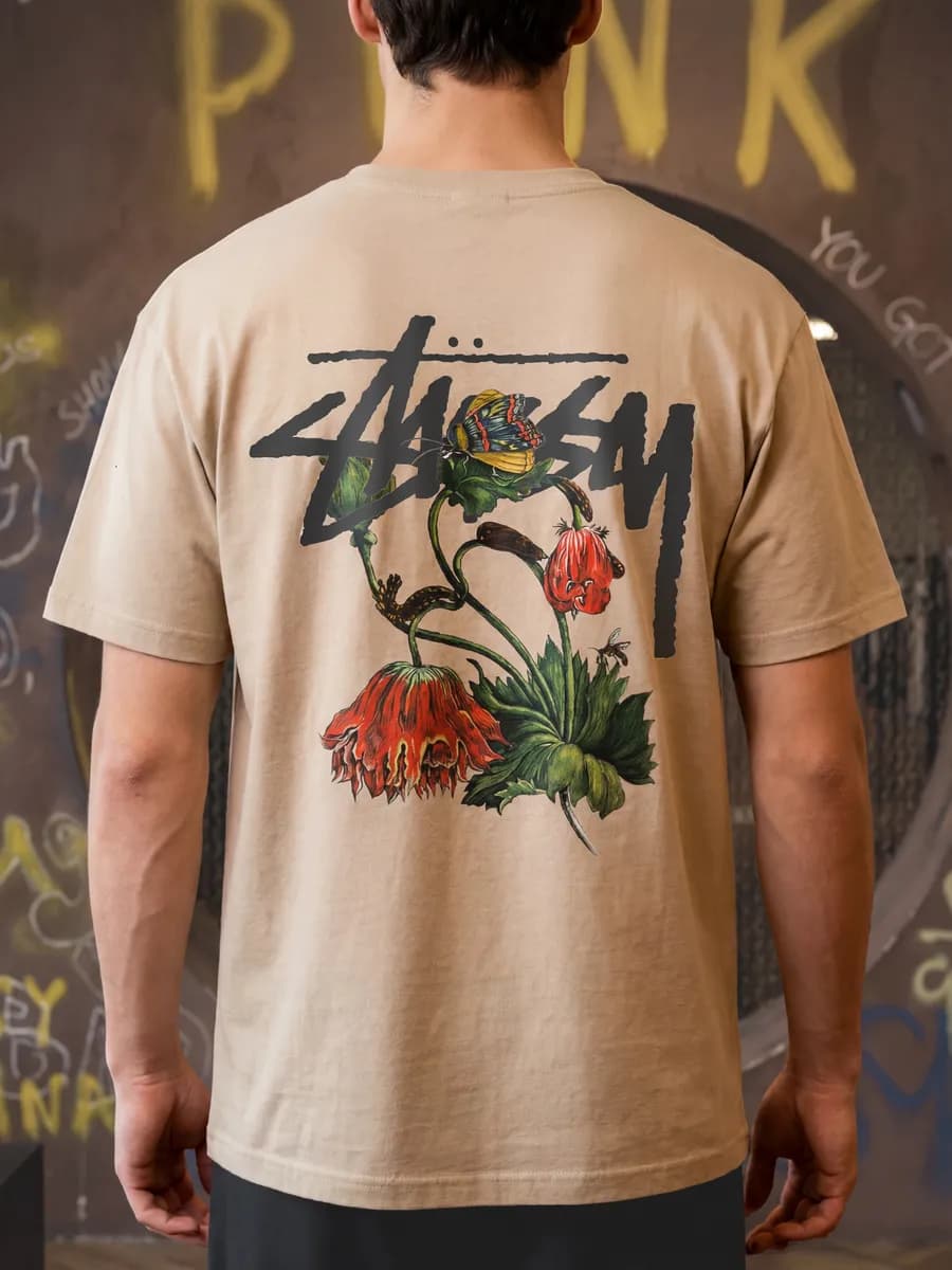 Футболка оверсайз Stussy