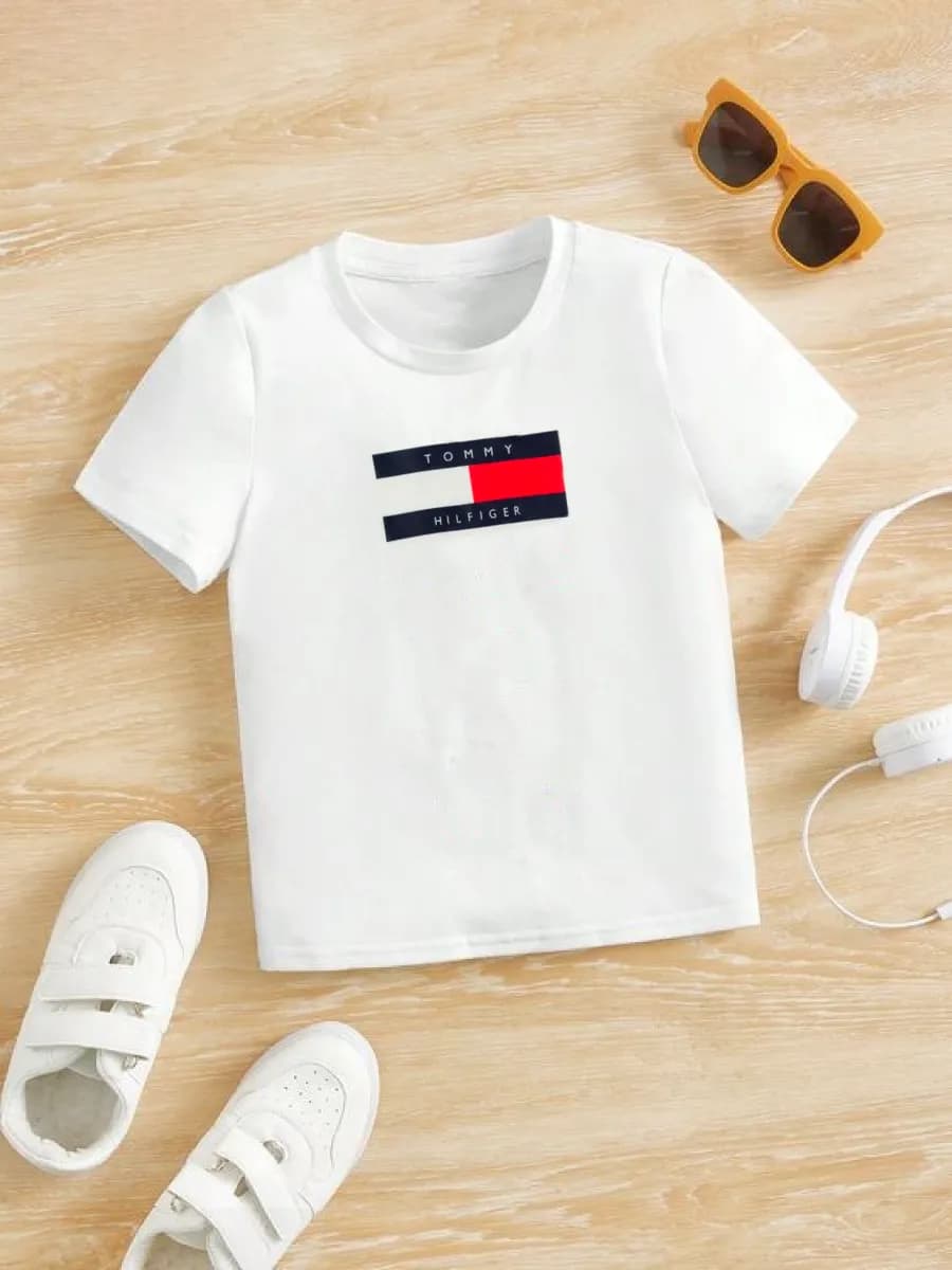 Футболка детская с принтом 100% хлопок