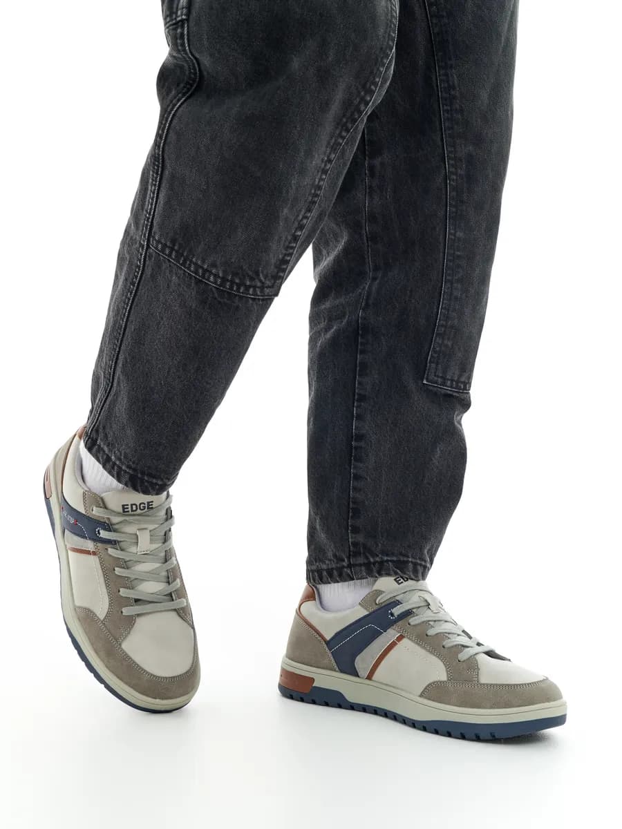 Туфли мужские спортивные кеды демисезонные на шнуровке - фото 1