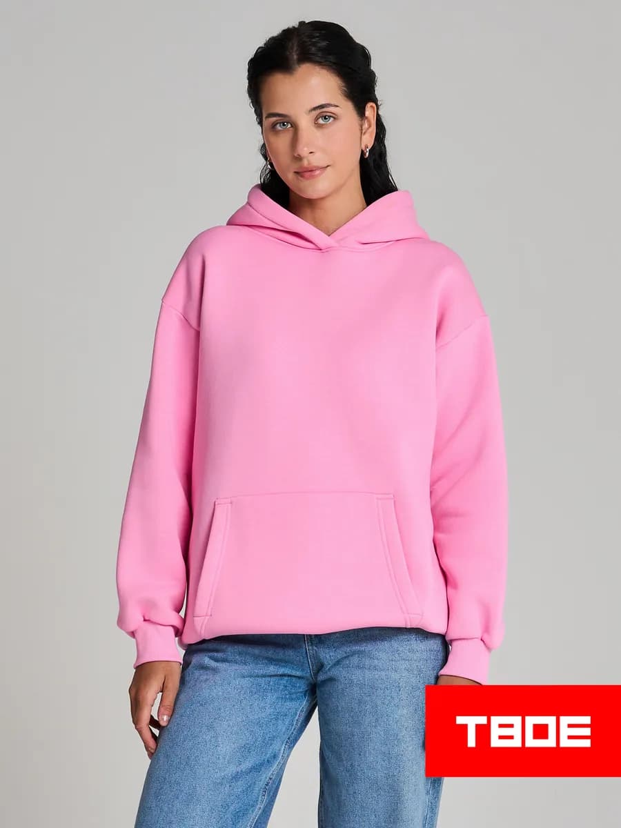 Утепленное худи оверсайз с начесом