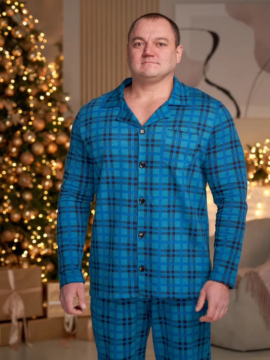 Пижама мужская большие размеры - фото 1