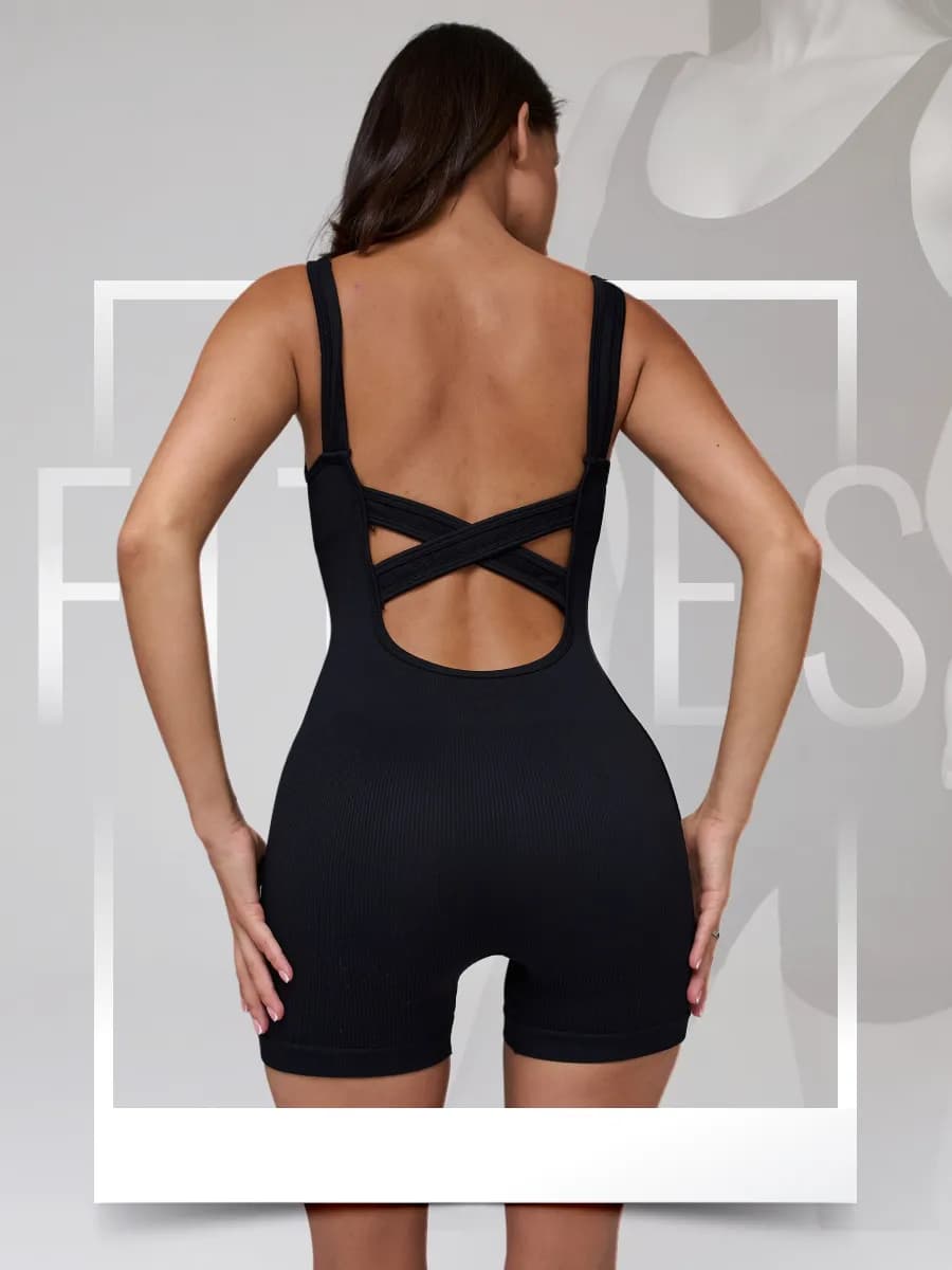 Комбинезон спортивный для фитнеса