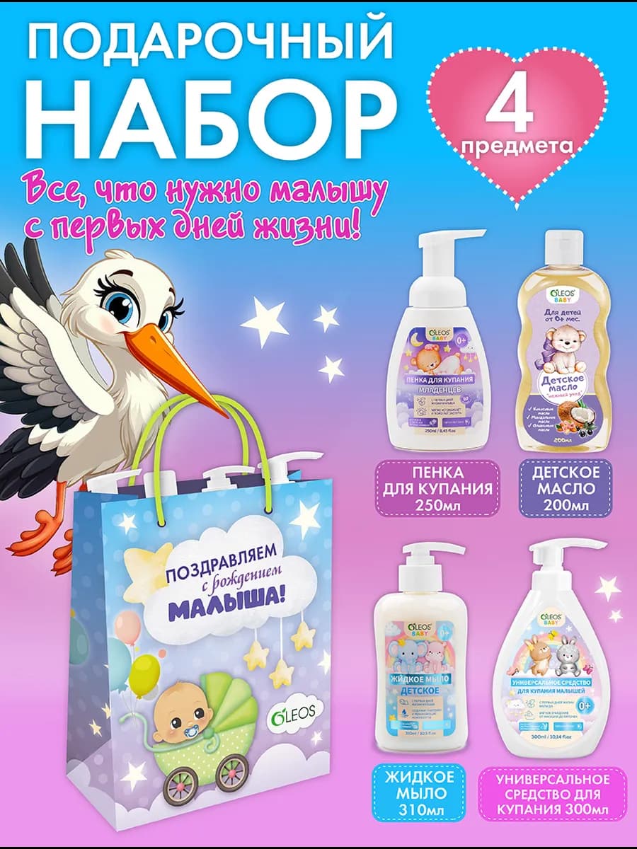 Подарочный набор для ухода за новорожденным