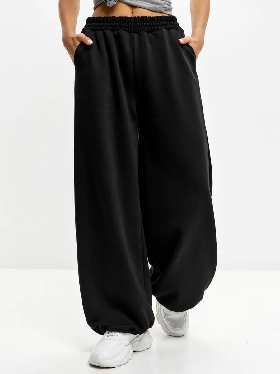 Спортивные штаны широкие багги джоггеры оверсайз Y2K