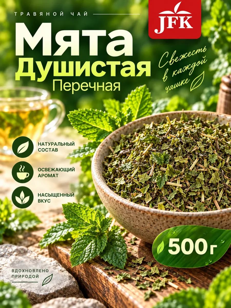 Мята перечная 500г