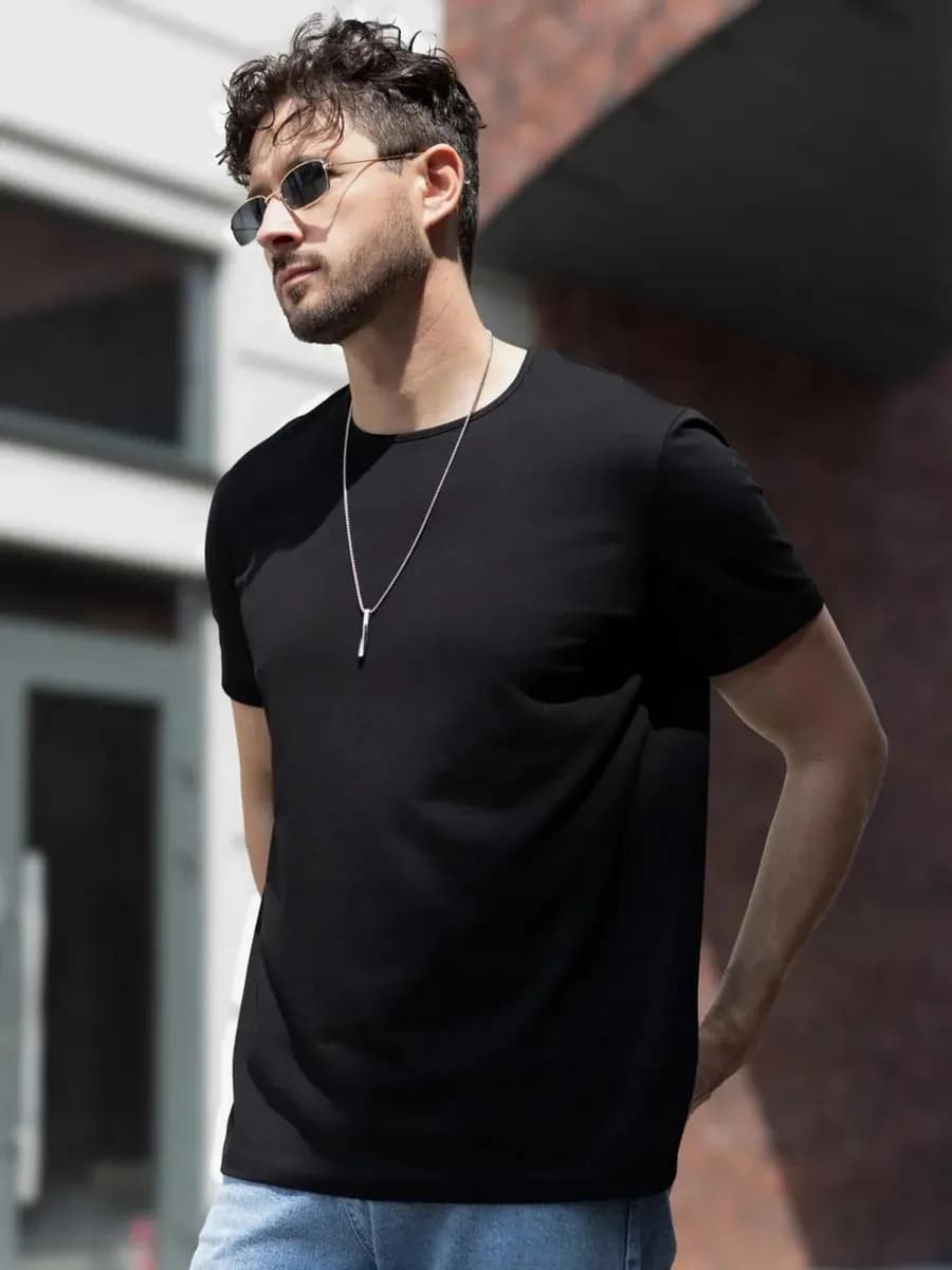 Футболка базовая свободная премиум качества