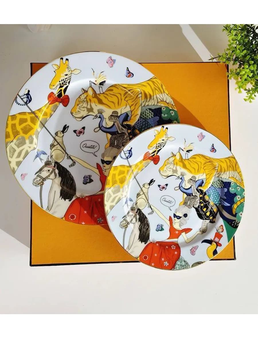 Hабор тарелок Hermes Story 2 шт. (диаметр D - 25 см,21 см)