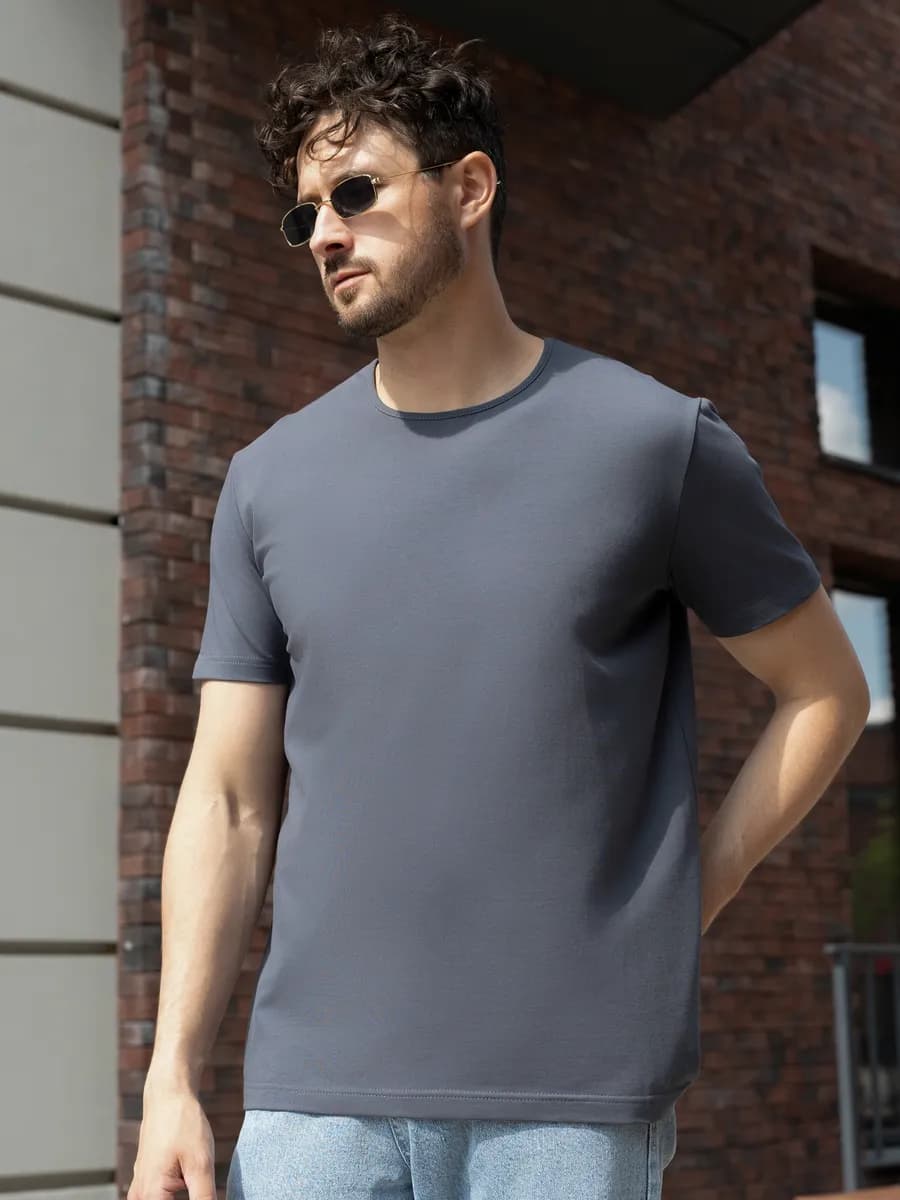 Футболка базовая свободная премиум качества