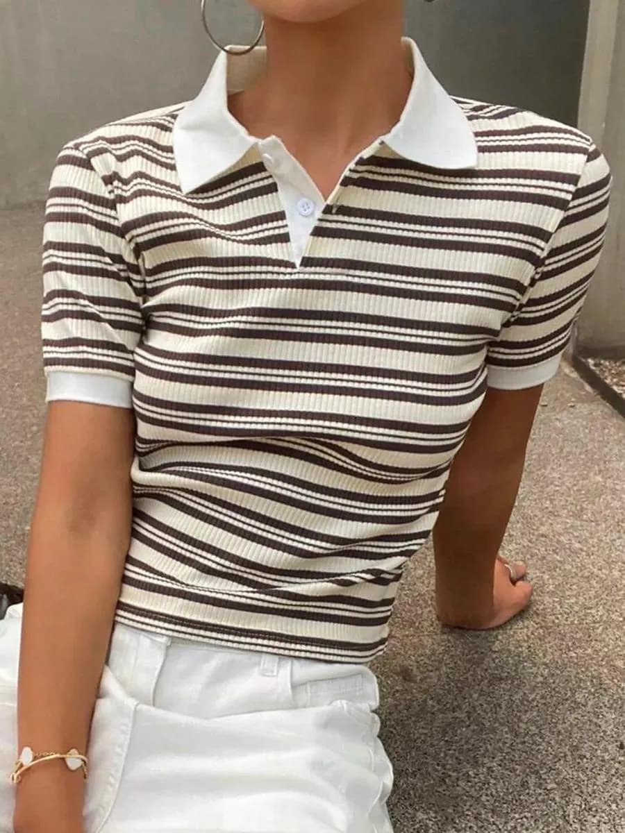 Футболка поло с коротким рукавом