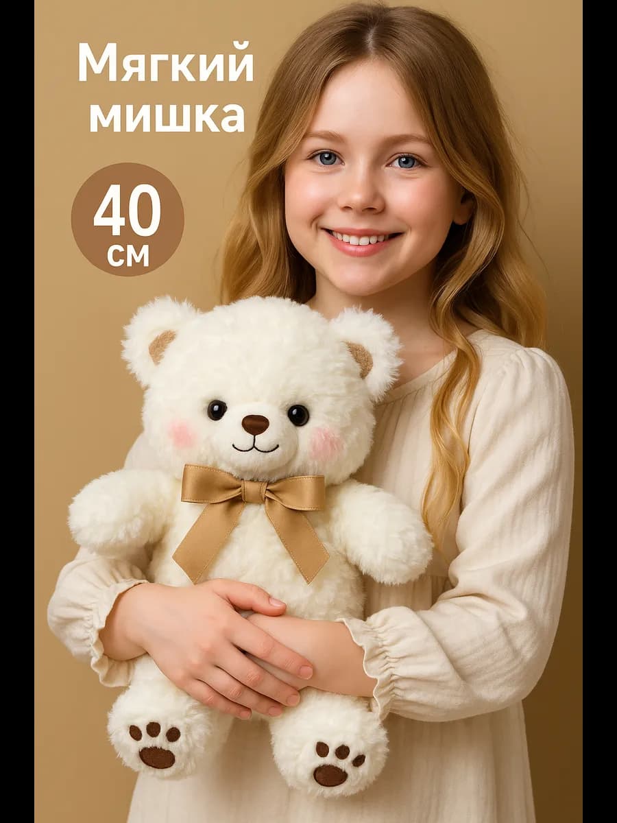 Мягкая игрушка медведь