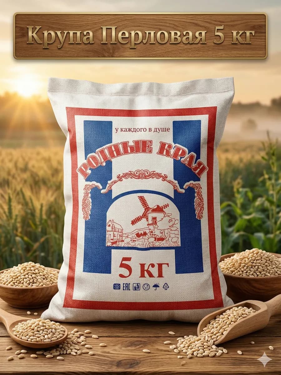 Крупа Перловая 5 кг