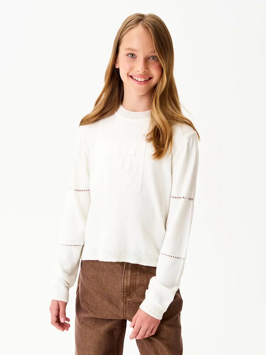 Джемпер трикотажный в школу