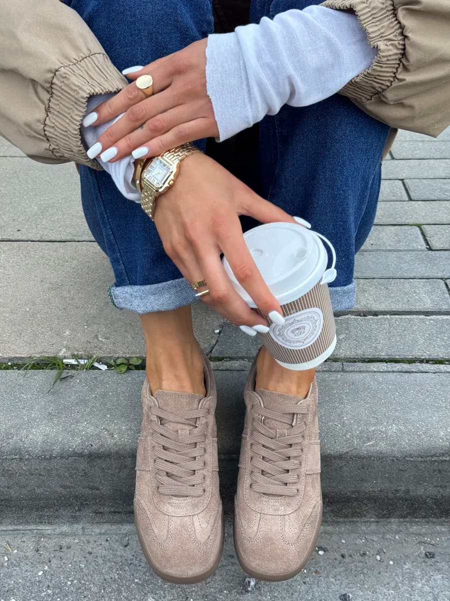 Кеды замшевые демисезонные