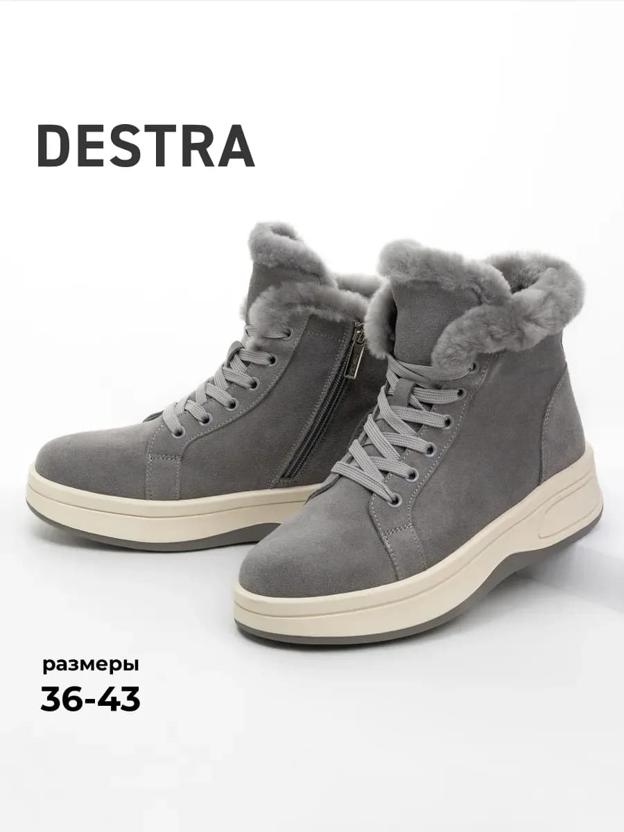 Зимние ботинки женские с мехом