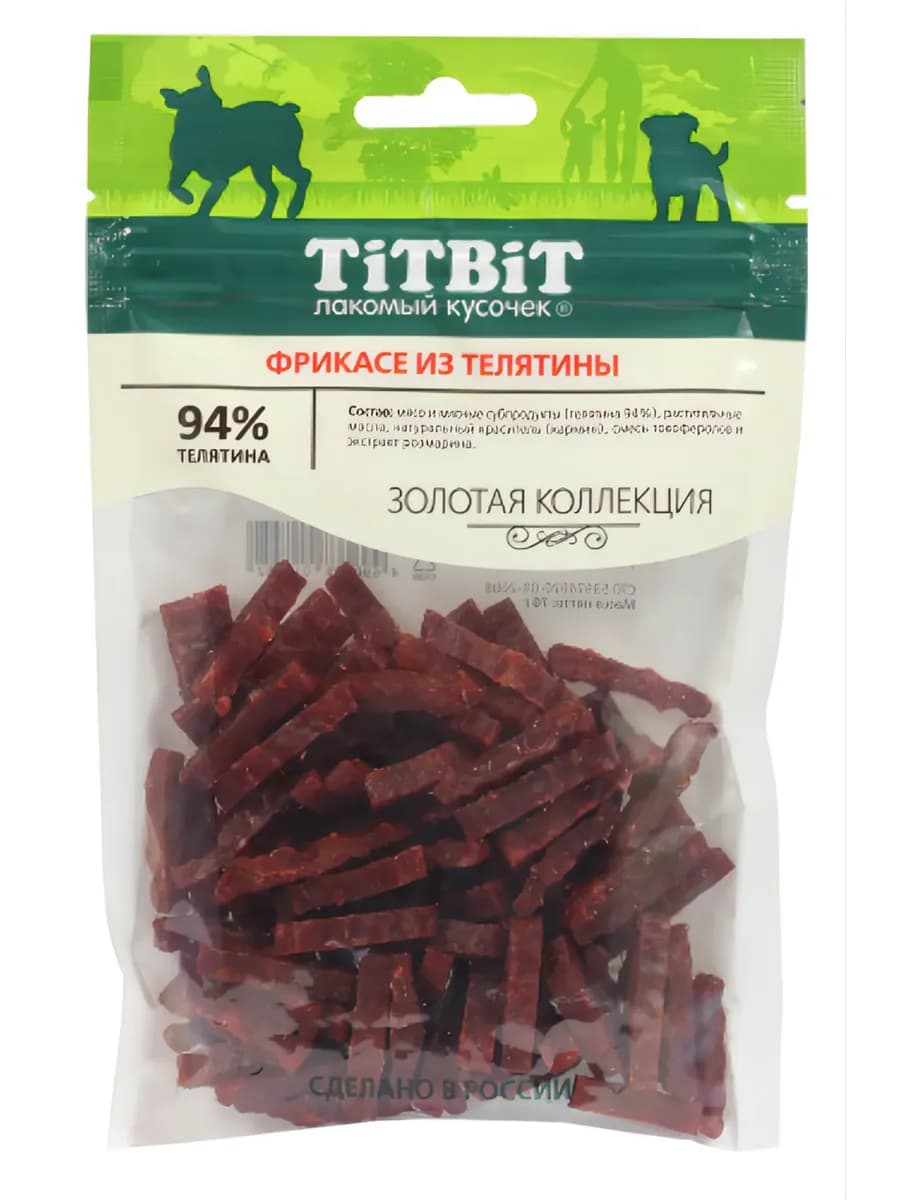 Фрикасе из Телятины 70 г 1 шт лакомство для собак