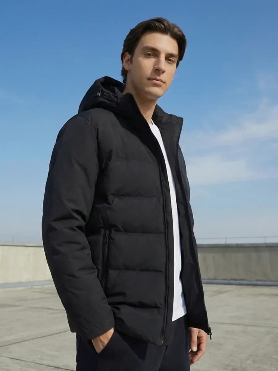 Куртка стеганая с капюшоном