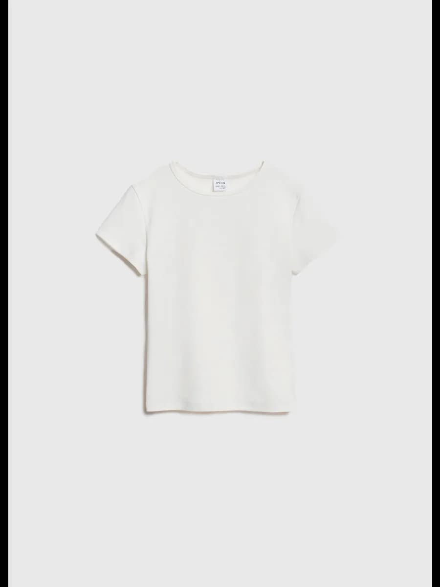 Футболка в рубчик базовая