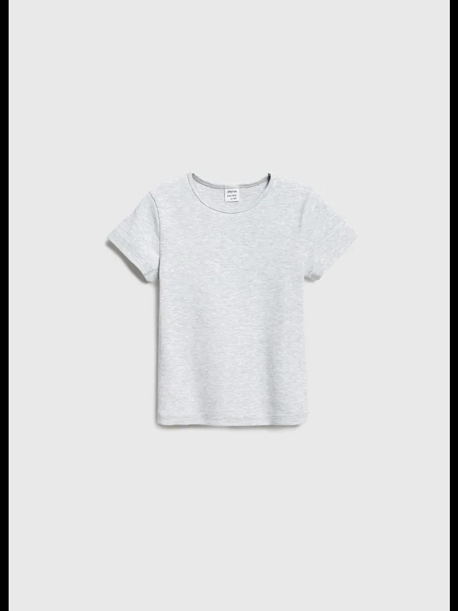 Футболка в рубчик базовая