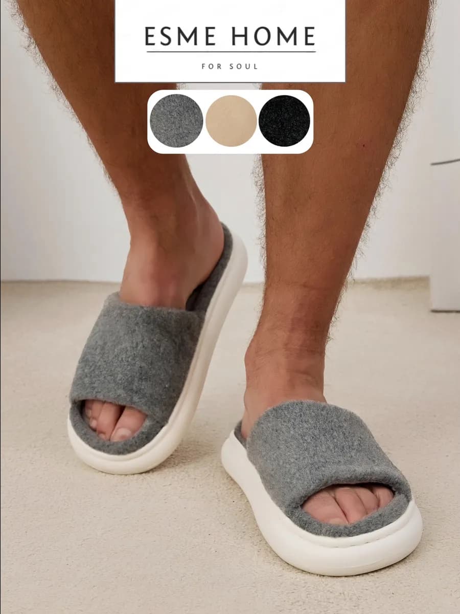 Тапочки домашние открытые