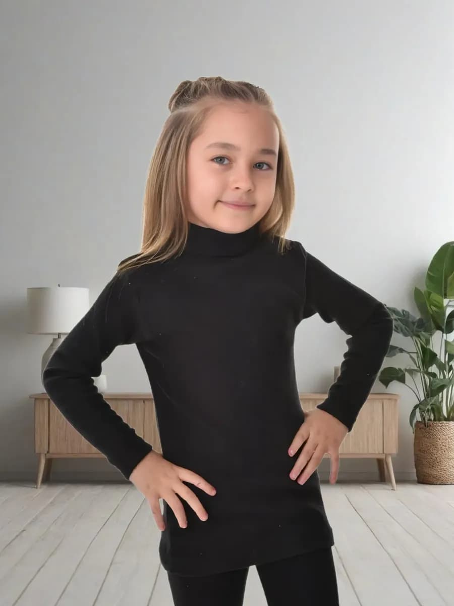 Водолазка для девочки лапша школьная