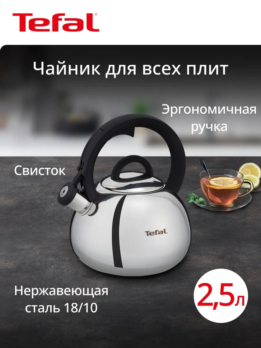 Чайник со свистком Kettle induction N4180317, для всех плит