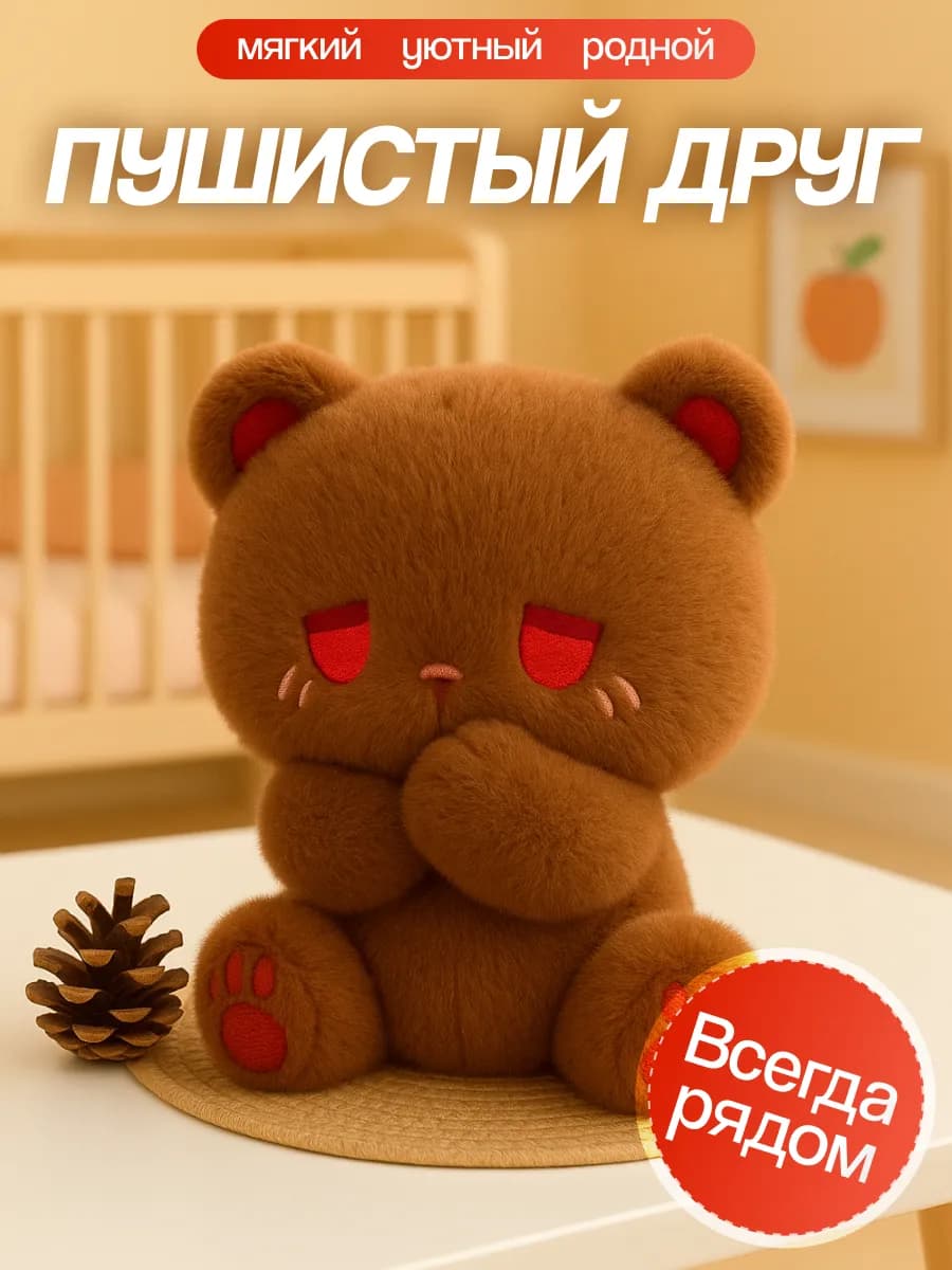 Мягкая игрушка медведь для детей подарок