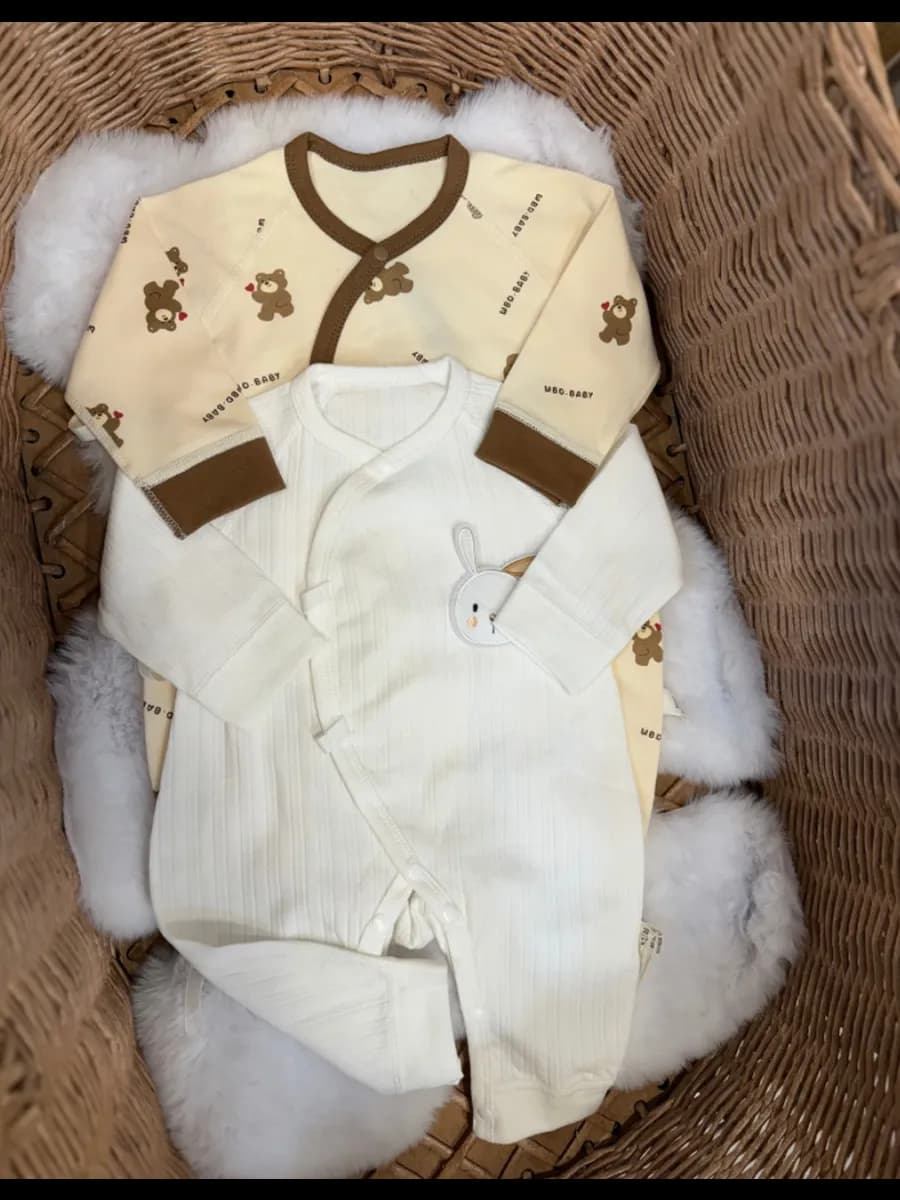 Комбинезон слип для новорождённых и малышей 2 шт