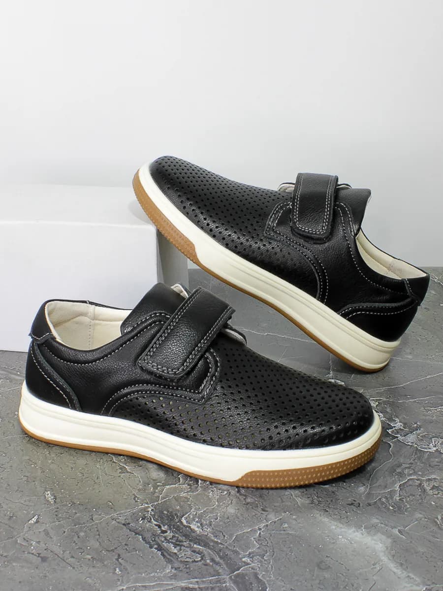 Школьные туфли на липучках сменка в школу