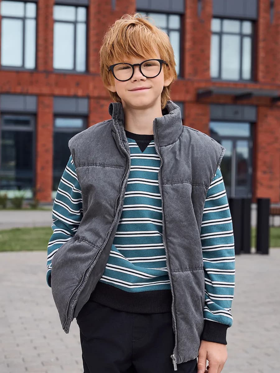 Жилет утепленный стеганный на осень