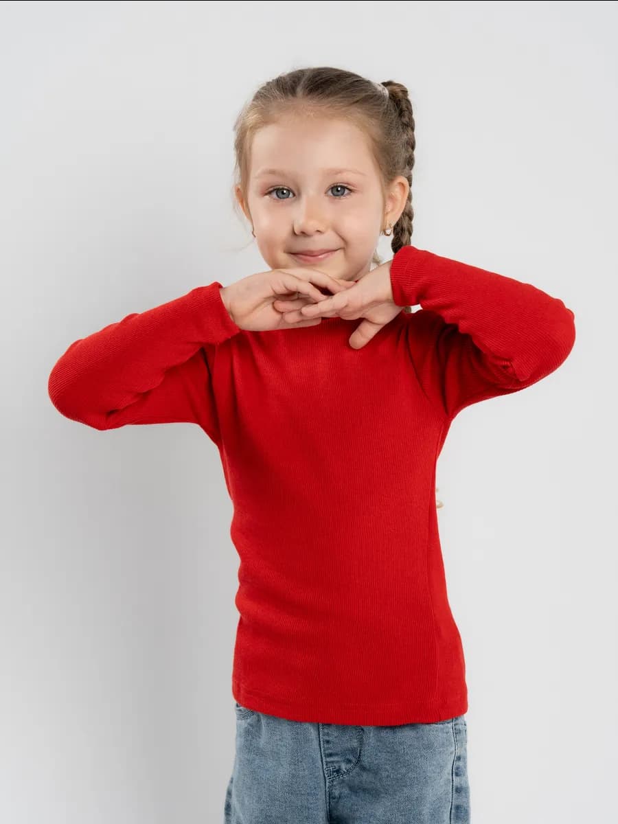 Водолазка для девочки школьная - фото 1