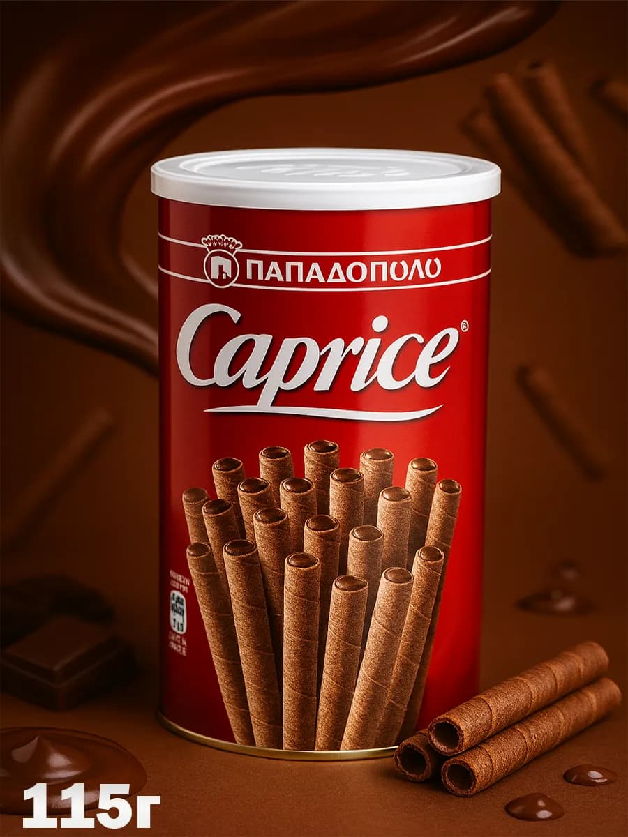Вафли трубочки венские Фундук шоколад