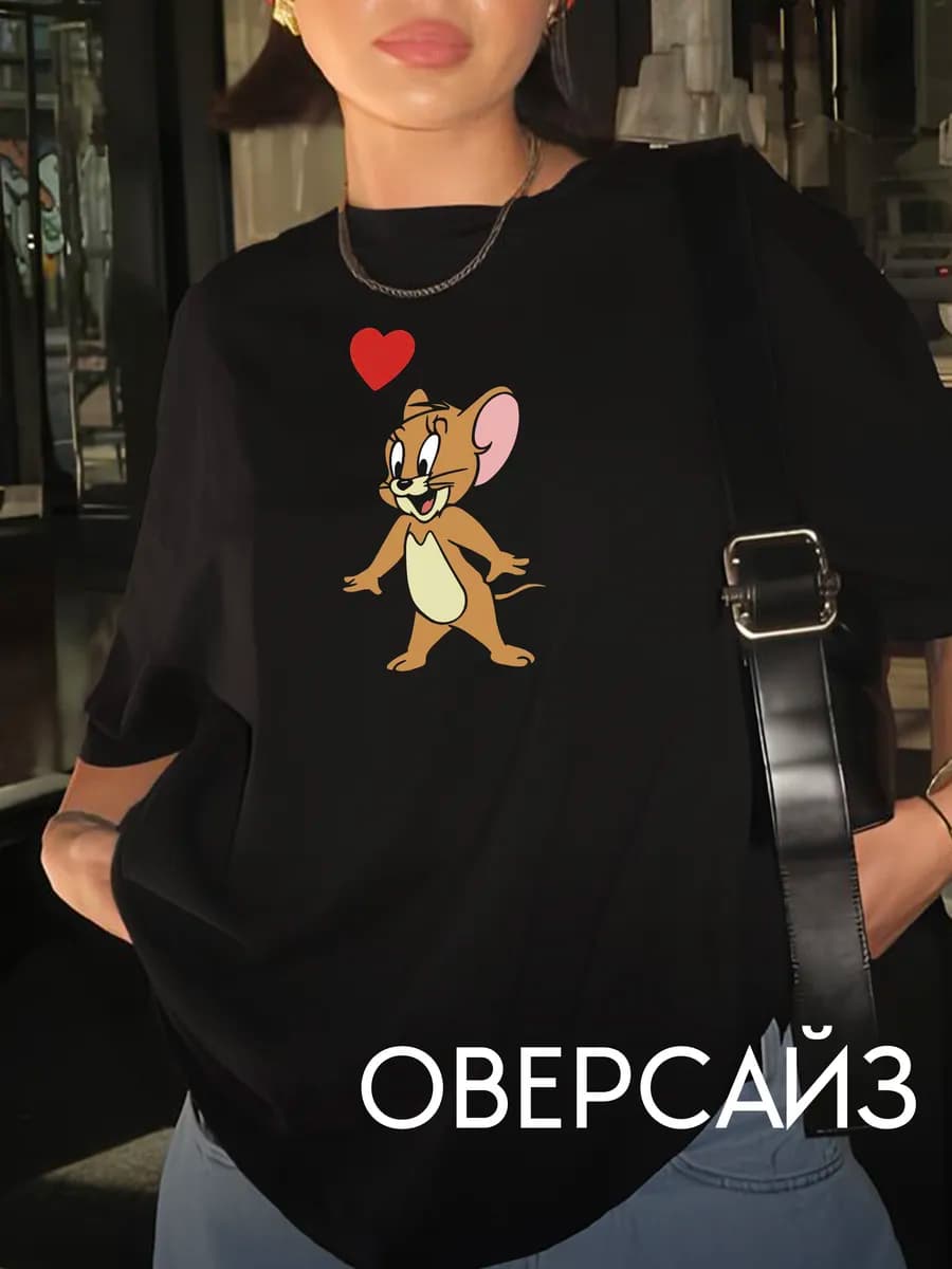 Футболка черная в подарок на новый год