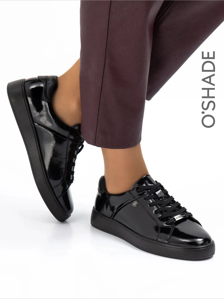 Кеды женские осенние черные