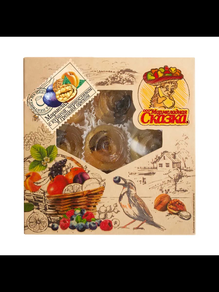 Мармелад 300гр. Грeцкий орeх, курaга, чeрнослив