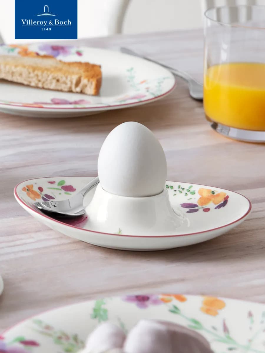 Подставка для яйца фарфоровая, Mariefleur Basic