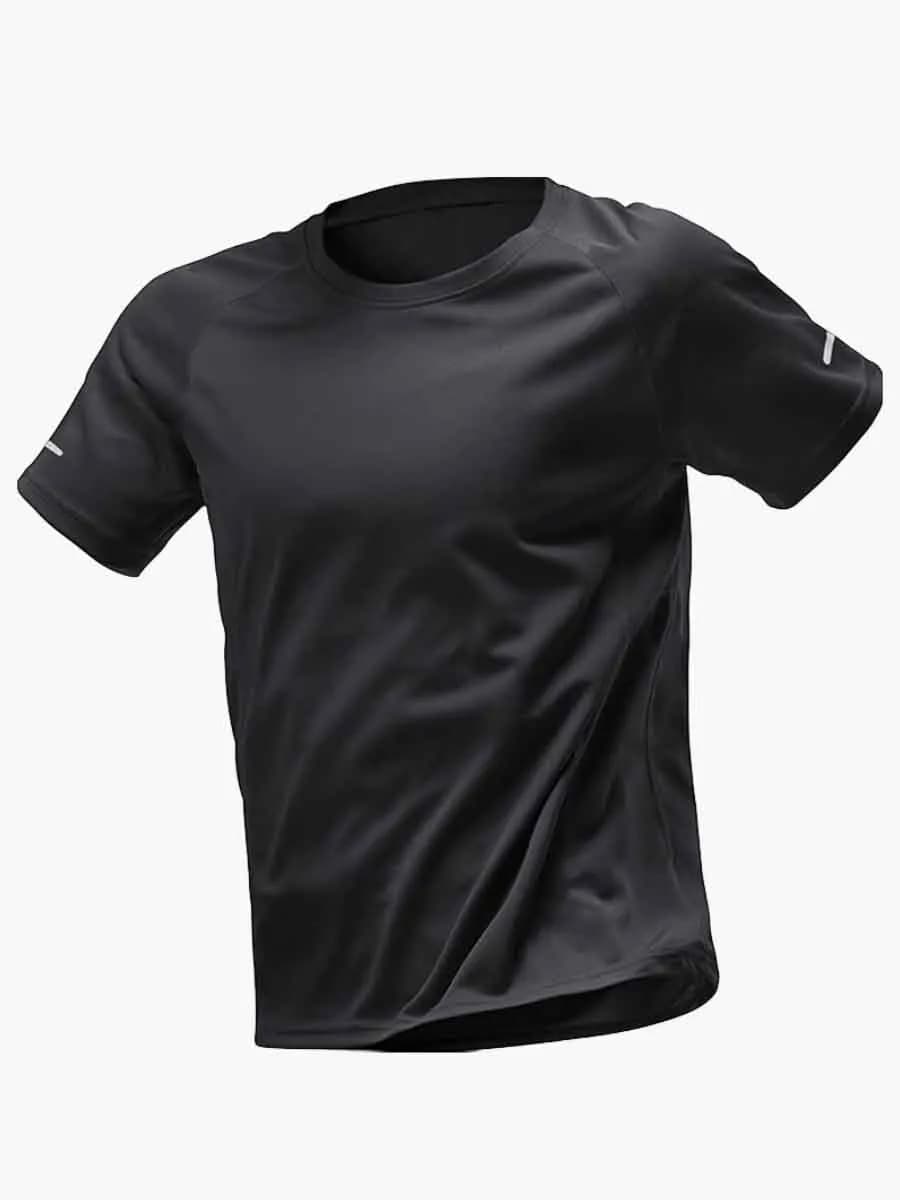 Футболка мужская черная спортивная