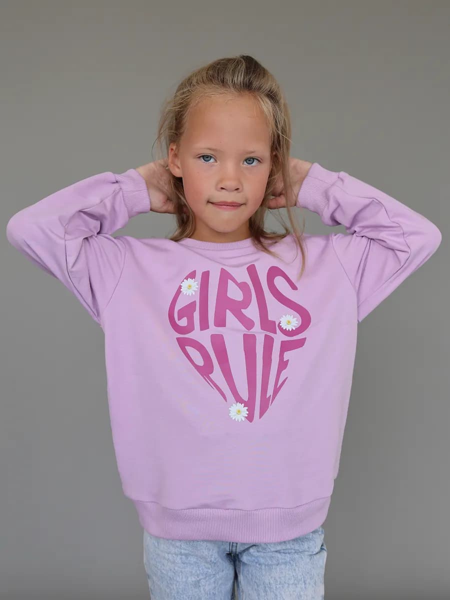 Свитшот с принтом Girls Rule