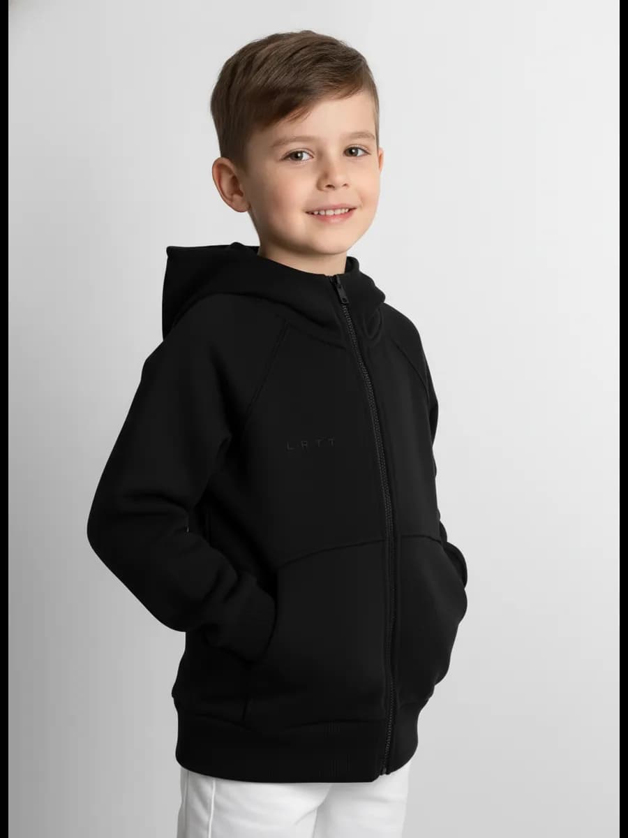 Толстовка для мальчика на молнии в школу