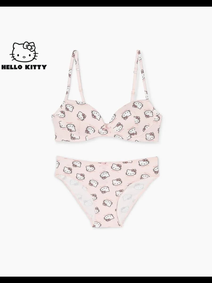 Комплект белья с принтом Hello Kitty
