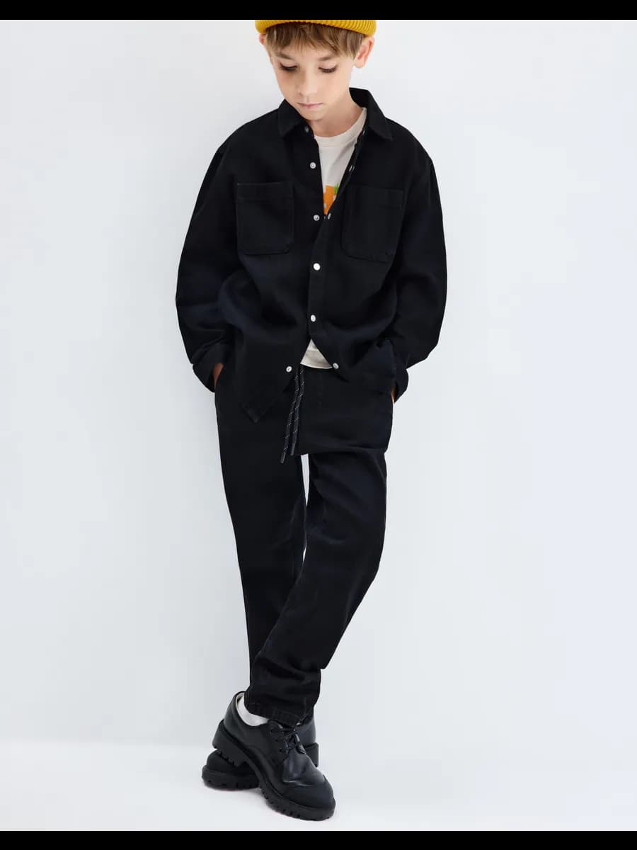 Чёрные джинсы Slim