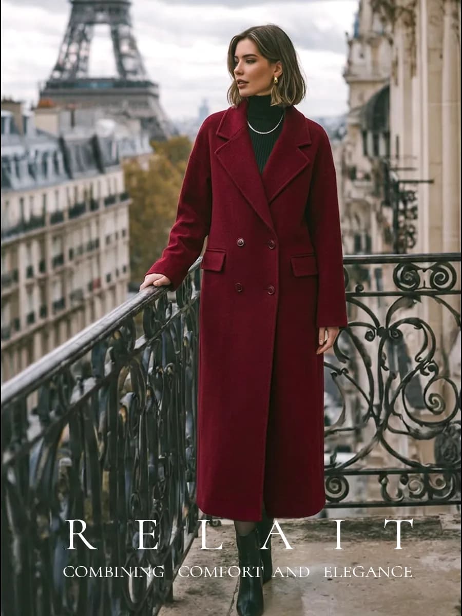 Пальто длинное демисезонное оверсайз